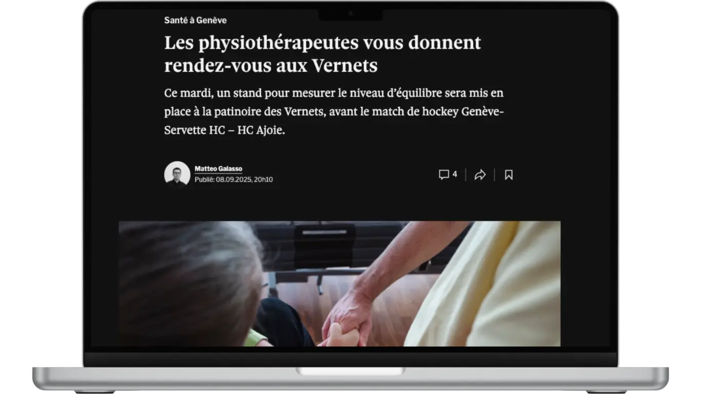 Santé à Genève : les physiothérapeutes se donnent rdv aux Vernets